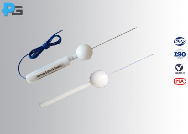 IP4 Code Test Finger Probe IEC60529 1.0mm Test Wire With Calibrated Certificatio