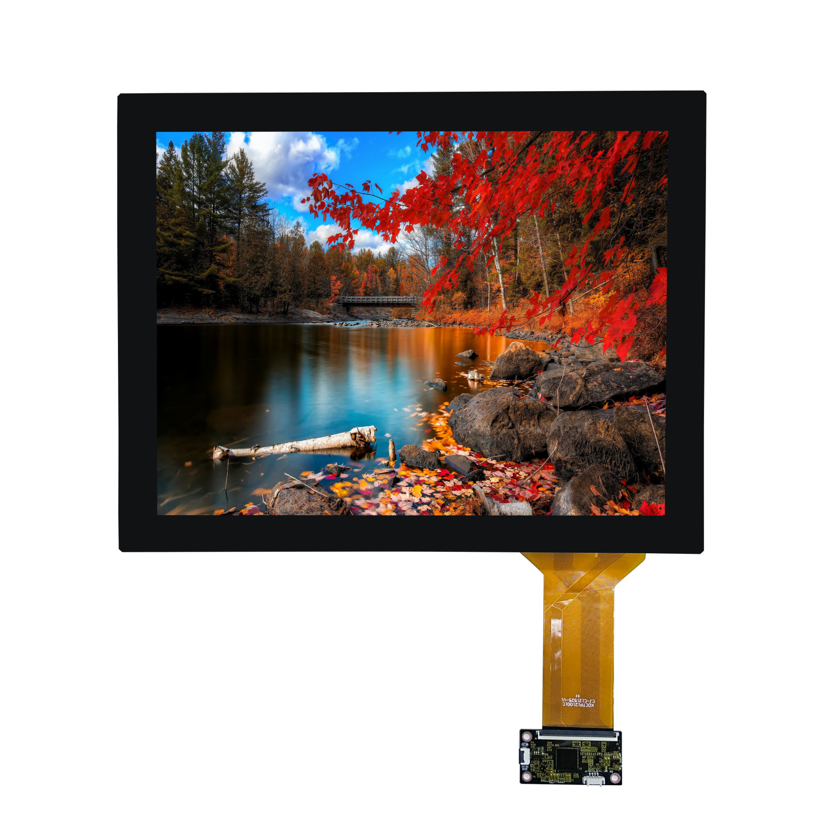 12.1 inch Industrial TFT LCD Display with LVDS Interfaces T-CON Board Driver IC LCD Screen 1024XRGBX768