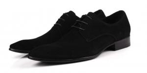 Buy cheap Classic PU Suede Upper Men Formal Dress Shoes Oxfords Style Mens Black Casual Shoes product