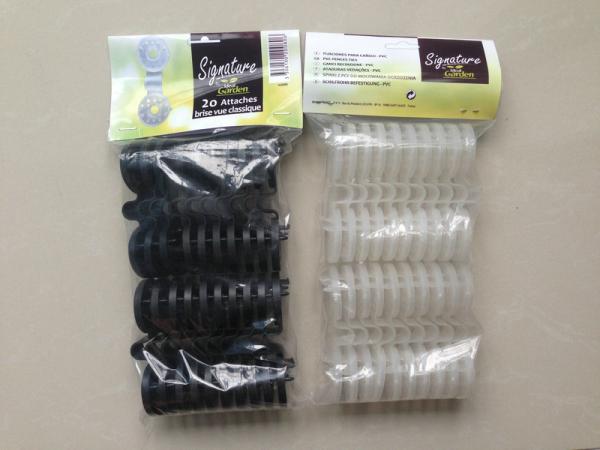 Quality PP / PE Sun Shade Netting Accessories Plastic Clips Customized for sale