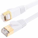 Computer Cat7 Flat Patch Cable SFTP Shield With RJ45 Connector