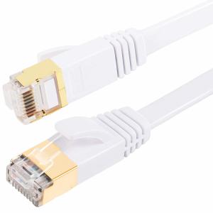 Buy cheap Flat Ethernet Cat7 Patch Cord SFTP Shielded Multipurpose White Color product