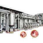 SUS304 Bone Soup Processing Line Full Auto with temporary storage system