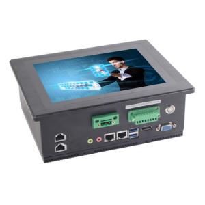 China 2mm tempered glass RS232 Industrial Lcd Panel Pc With GPIO on sale