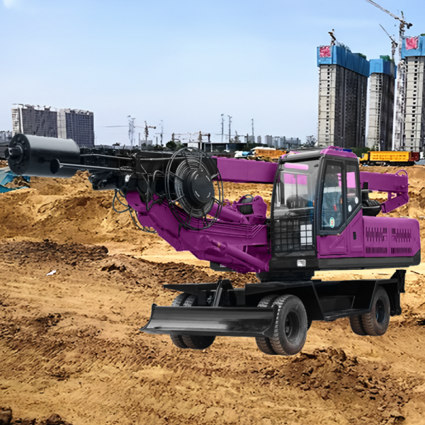 110kw Diesel Rotary Borehole Drilling Machinery Construction Work Foundation Drilling Rig