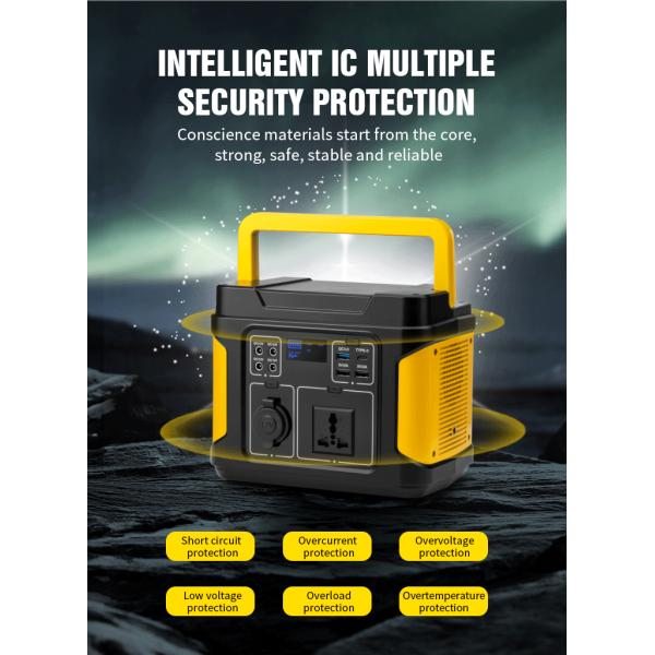 Lightweight Emergency Portable Power Station Rechargeable Generator 300W 296wh