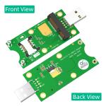 Laptop 8pin Mini PCI-E To USB Adapter Card For WWAN LTE Module