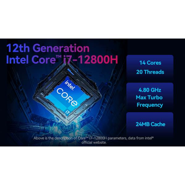 Intel Core I7 12800H Gaming PC With RTX 3050 GDDR6 8GB Discrete Graphics And DDR4 RAM