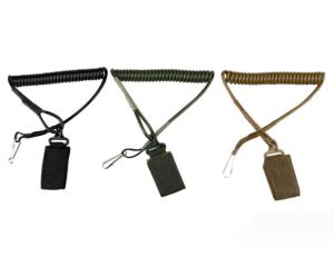 China Multi-Function Tactical Spring Gun Sling , Outdoor Training Safety Rope , Keychain Anti-Lost Cord For Military Enthusiasts on sale