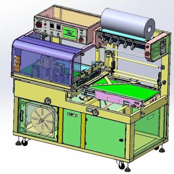 Box Plastic Wrapping Machine PLC Sealing POF Film Automatic Shrink Packaging Machine