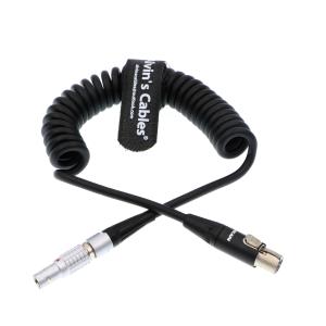 ARRI RED Cameras 12V Monitor Power Cable Lemo 2 Pin Male to Mini XLR 4 pin Female