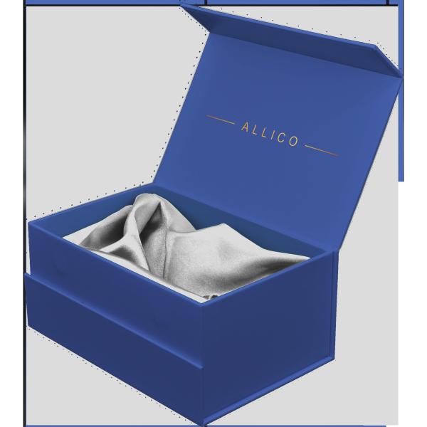 600g-1600g Cardboard Magnetic Closure Rigid Boxes Handmade For Wig