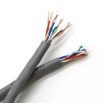 UTP Non - Shielding Ethernet Cable , Cat 5e Patch Cord Cable With Ripcord