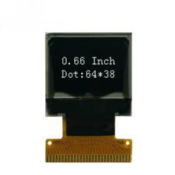 Quality Mini Monochrome Passive Matrix 0.66'' OLED Display 64X48 Dots Module for sale