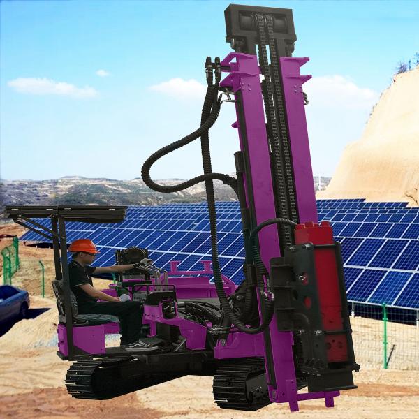 Highway Guardrail Piling Machinery with 6000 KG Capacity and 30m Drilling Depth