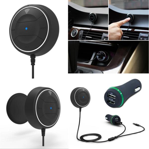 Quality AUX Bluetooth 3.5mm Audio Output Receiver Car Kit Handsfree calling for sale