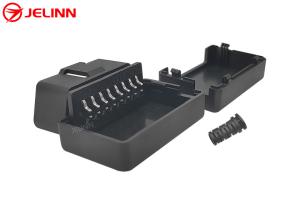 Buy cheap OBD 2 Shell Case OBD2 Enclosure and Male Connector With Curved Pin product