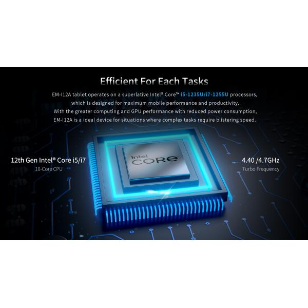 Capacitive Screen 10 inch Win 11 Rugged Tablet with Fingerprint GPS WiFi and Permanent Car Mount