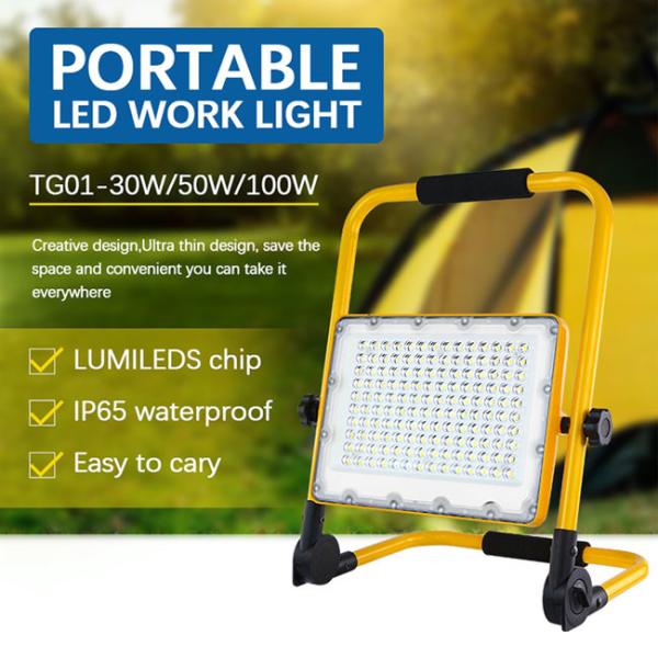 20000 Lumen Rechargeable Portable LED Work Light 200lm/w 270° Angle