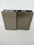 Rectangle Shape Powder Coated Aluminium Extrusions Strong Adhesion