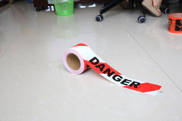 Quality Customized Caution Sign Tape , Detectable Caution Barrier Warning Tape for sale