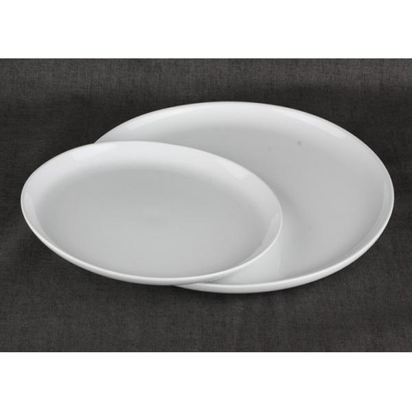 Durable 16 Piece Porcelain Dinnerware Sets Organic Shape With Embossment
