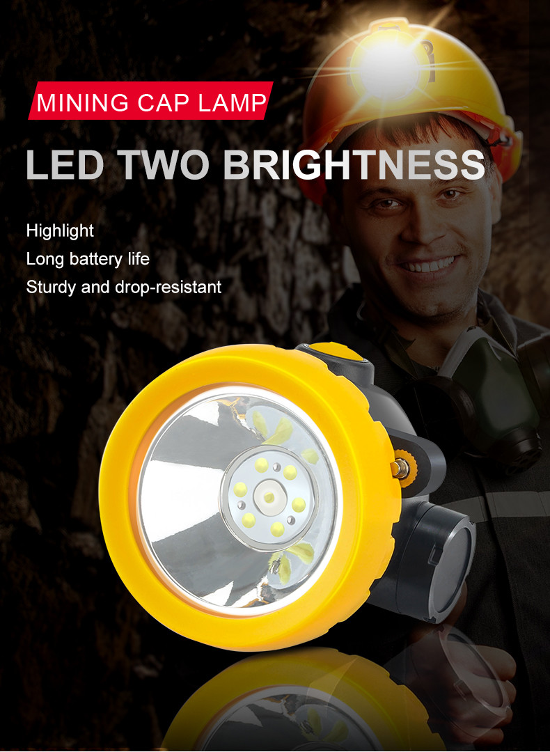 BK2000 Waterproof Mining Headlights Coal Lamp Torch Light Led