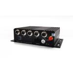 Car Mobile DVR With GPS 4CH 1080P Video Input GPS Tracking And Wifi