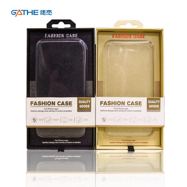 Quality Custom Printed Logo Clear PVC Phone Case Packaging Box Electronics Products Packaging Boxes for sale