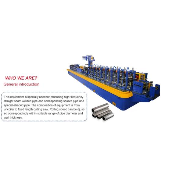 Automatic SS Iron Pipe Making Machine Manufacturing line 1200kw