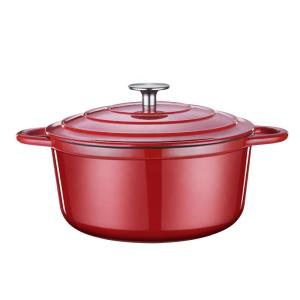 Multi Purpose Cookware Round Dutch Oven Enameled Cast Iron Soup Pot Non-stick Cooking Pot