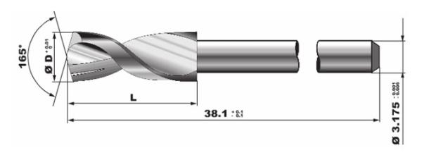 Quality Prevent Bird Nesting PCB Solid Tungsten Carbide Drill Bits for sale