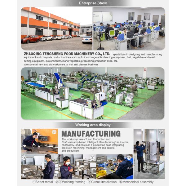 Multifunction Fruit And Vegetable Processing Line Parallel Brush Machine