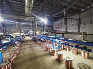 Continuous Copper Wire Tinning Machine 700 Degree 350M/Min 4 Zones