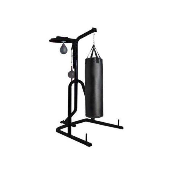 Commercial 2 Station Boxing Stand Rack OEM Available For Boxing Training