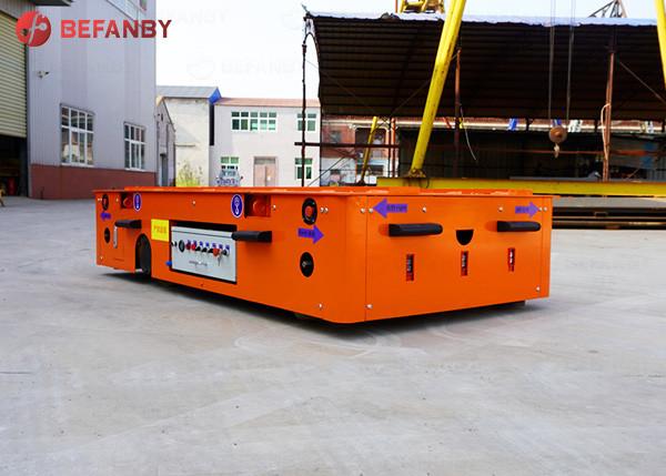 Quality Steerable Transfer Cart without rails, Remote Control Powered Material Handling Equipment for sale