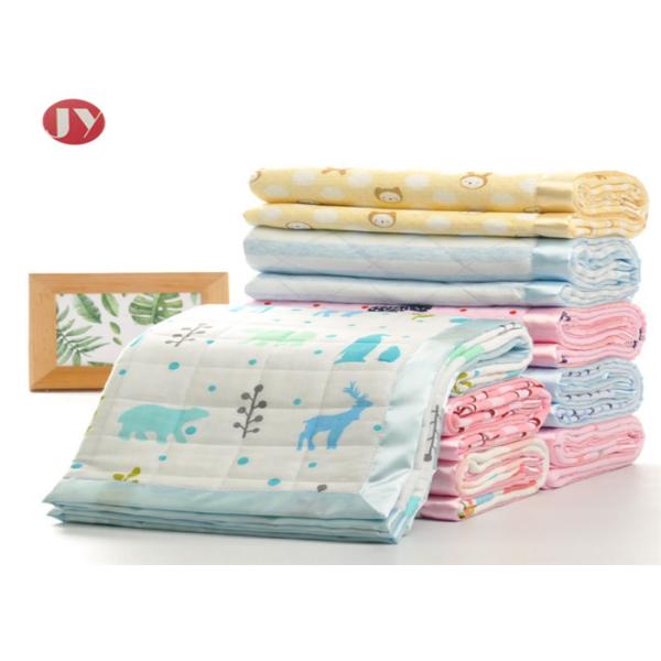 Swaddle Warm Baby Blanket Printed Bamboo Cotton Azo Free No Fluorescer