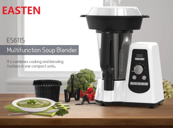 Quality 600W Wifi App Thermo Mixer Cooker/ Big Steamer Intelligent Thermal Cooker/ 2.75L LCD Timer Thermo Blender Cooker for sale