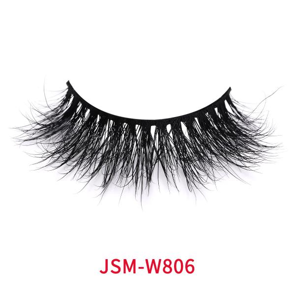 Quality Handmade Craft EMC 3D Faux Mink Lashes With Clear Band for sale