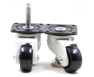Buy cheap Swivel Fixed PA6 Material Adjustable Height Leveling Casters 150kg product