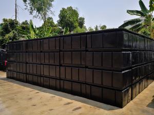 Buy cheap Black Or Customized LLDPE Floatation Marina Floating Dock Yacht Floating Pontoon Bridge product