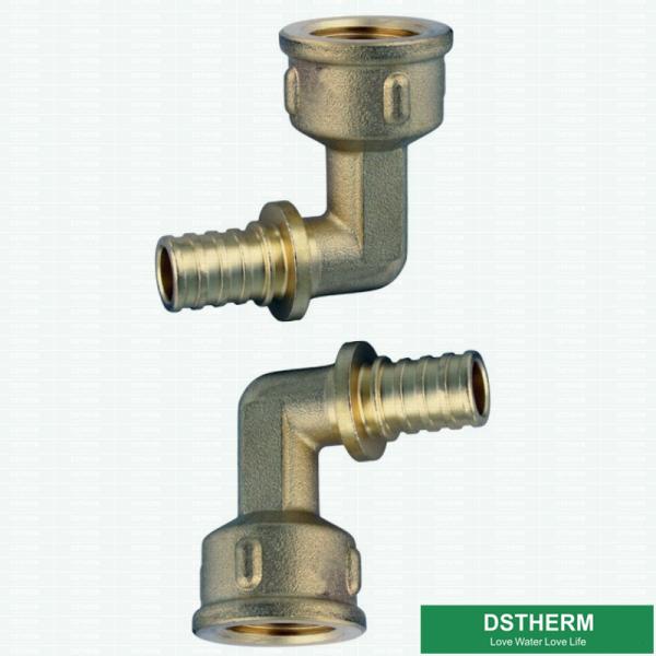 Quality PN20 Female Threaded Elbow PEX Brass Fittings ISO9001 15mm for sale