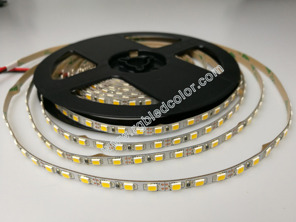 cri>90 sdcm<3 2835 super brightness 5mm width white pcb high class 60led flexible led strips