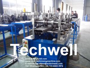 Buy cheap Steel Storage Rack Beam Box Profile Rack Roll Forming Machine for Shelving Rack Box Beam product