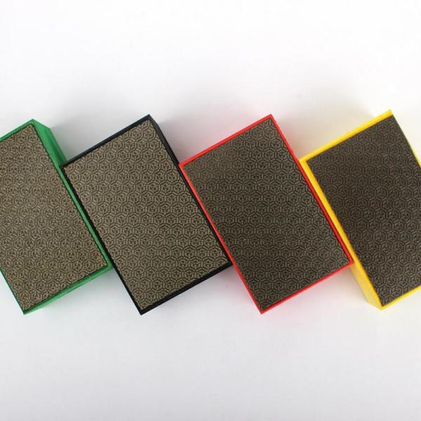 Snowflake Pattern Diamond Hand Pads For Glass Abrasive Blocks