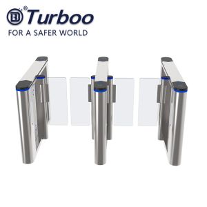 China Security Speed Gate Turnstile , RFID Face Recognition Turnstile Barrier 220V on sale