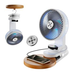 Buy cheap 9 Speeds Clip On Multifunctional Portable Fan Small Battery Rechargeable 20000MAh product