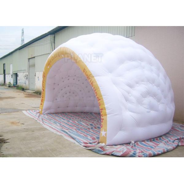 Commercial Inflatable Igloo Tent Semi Circle Logo Printing Fire Retardant