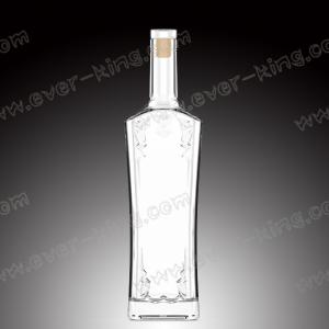Label Printing ODM SGS Fancy Glass Bottles For Liquor