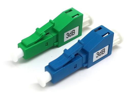 Quality 1DB 20DB Fiber Optic Attenuator LC Fixed Single Mode Male To Female for sale